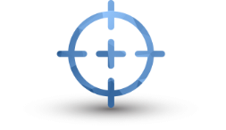 Target icon, reflecting how oncolytic immunotherapy targets and kills bladder cancer cells